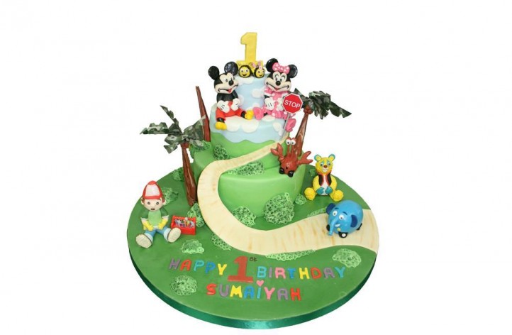 Children's Characters Tiered Cake